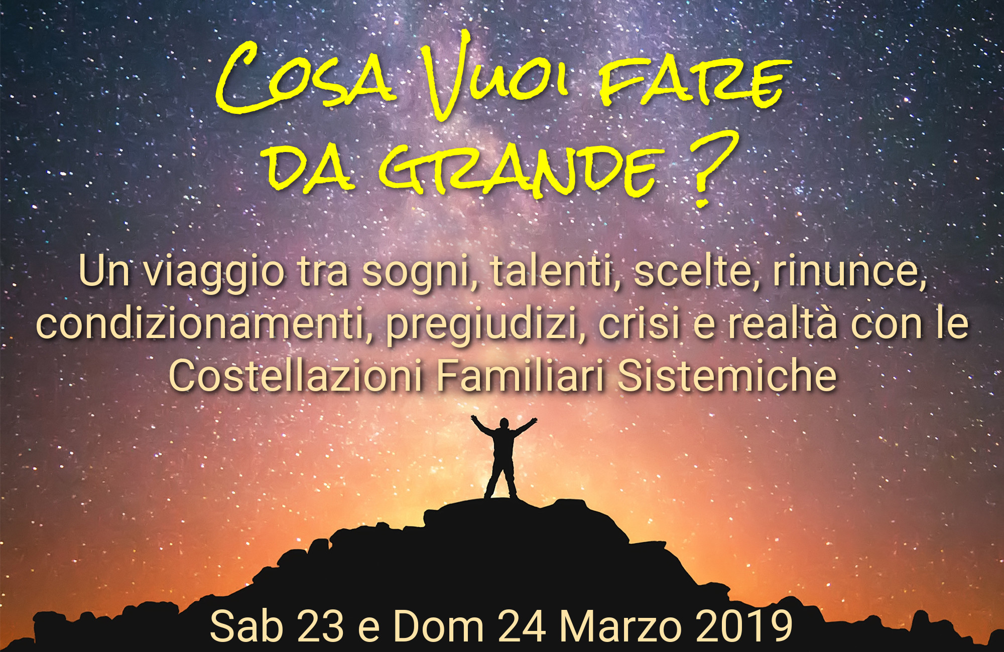 Che cosa vuoi fare da Grande? a Forlì 23/03/2019